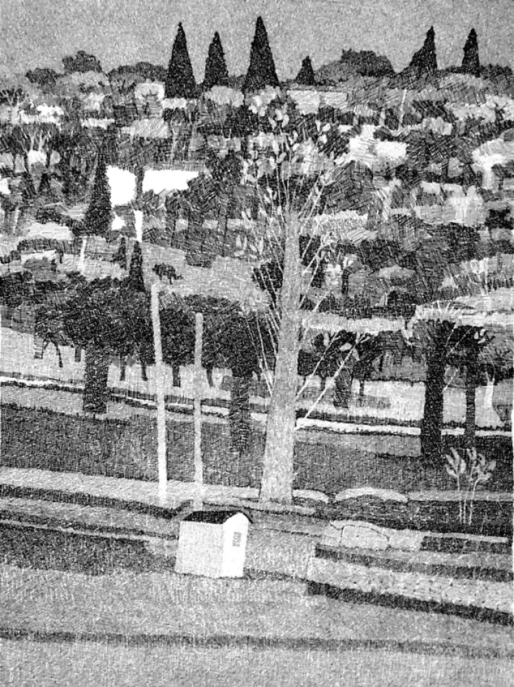 Acquaforte Gulino - Paesaggio 1983