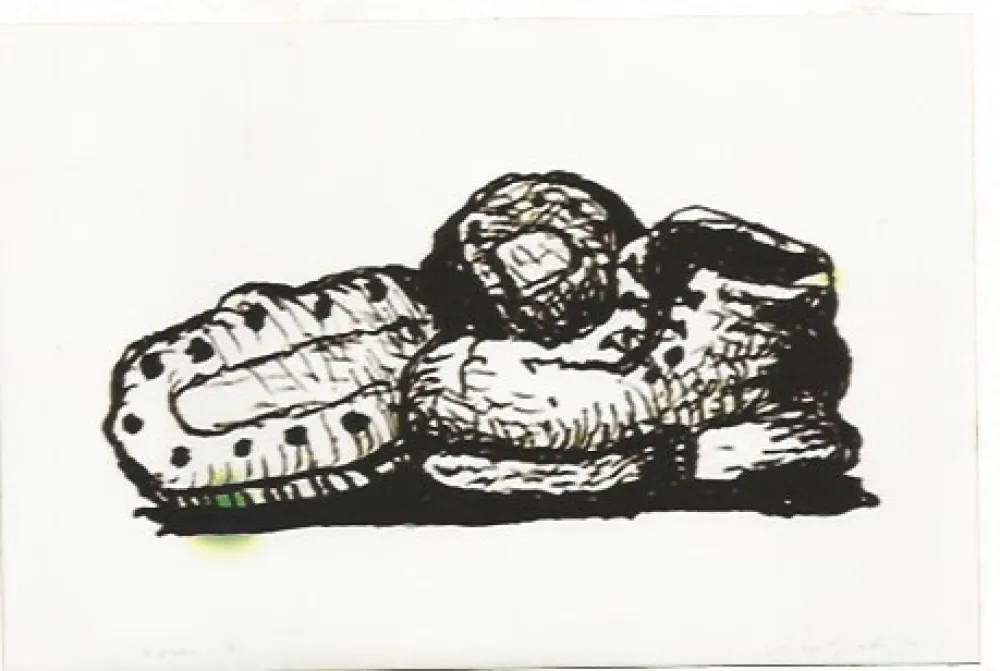 Litografia Guston - Shoes
