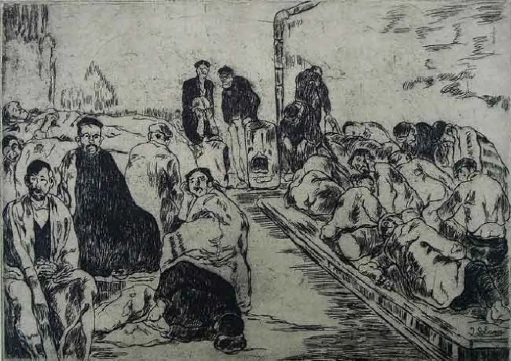 Acquaforte Gutiérrez Solana  - Casa de dormir