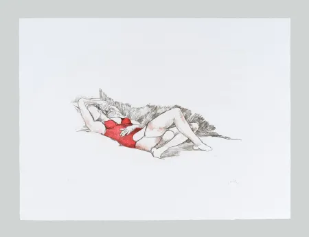 Acquaforte E Acquatinta Guttuso - Amante