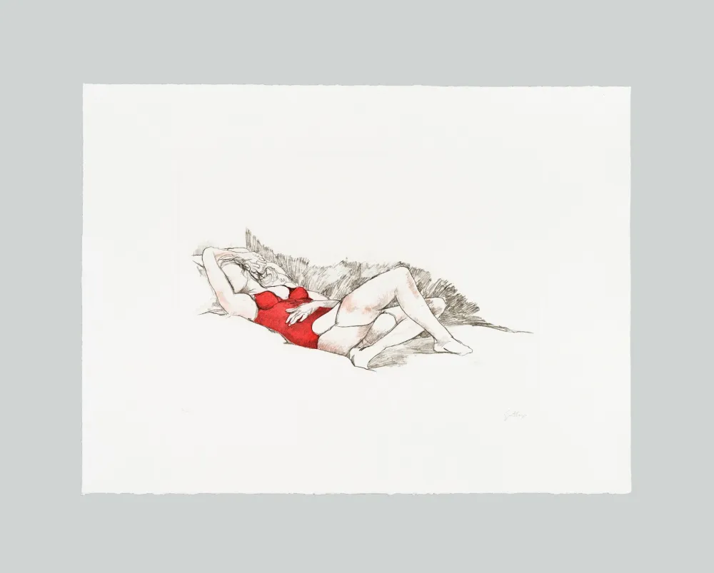 Acquaforte E Acquatinta Guttuso - L'amante