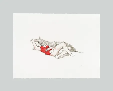 Acquaforte E Acquatinta Guttuso - L'amante