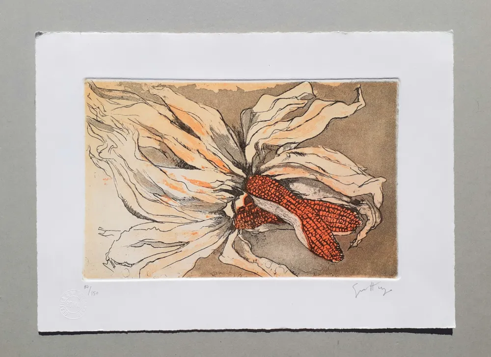 Acquaforte E Acquatinta Guttuso - Natura morta