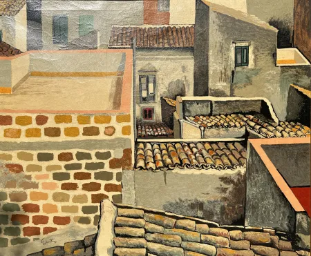 Multiplo Guttuso - Tetti di Palermo