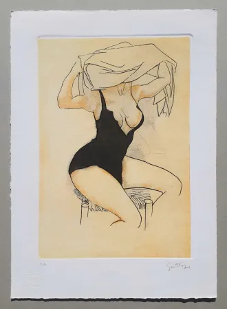 Acquaforte E Acquatinta Guttuso - Verso sera