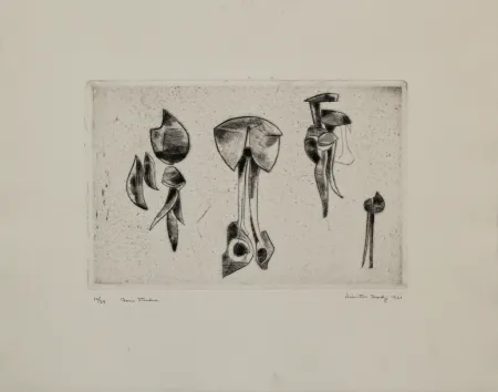 Incisione Hadzi - Form Studies