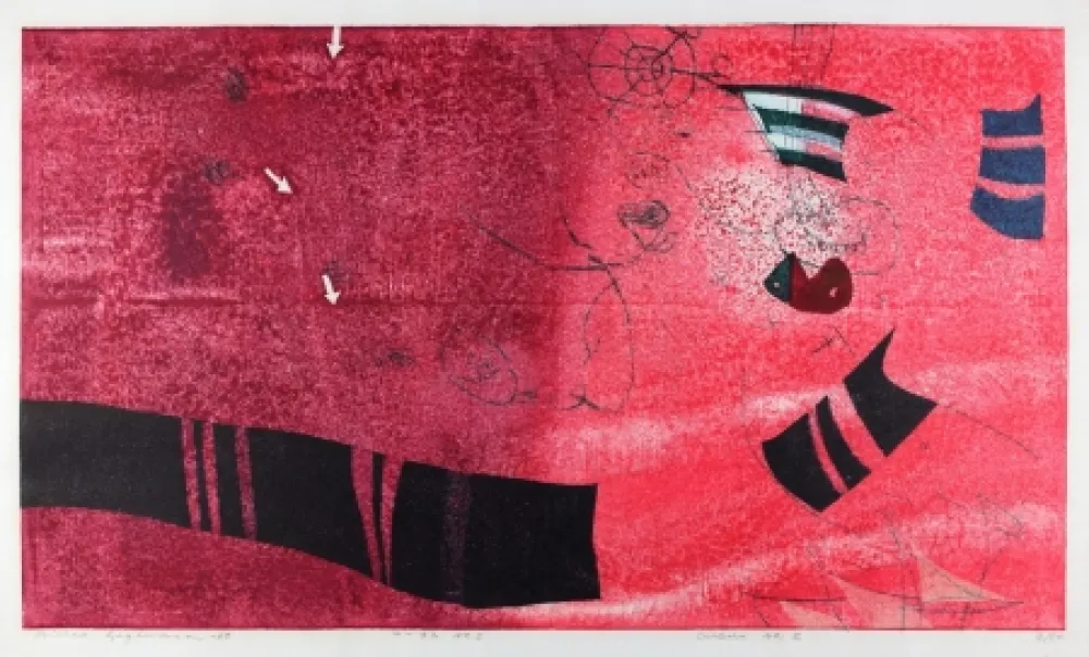 Incisione Su Legno Hagiwara - Circus