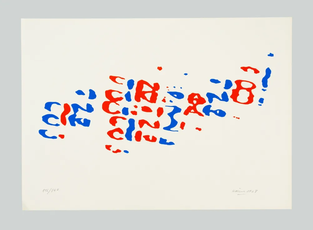 Litografia Hains - Cinzano