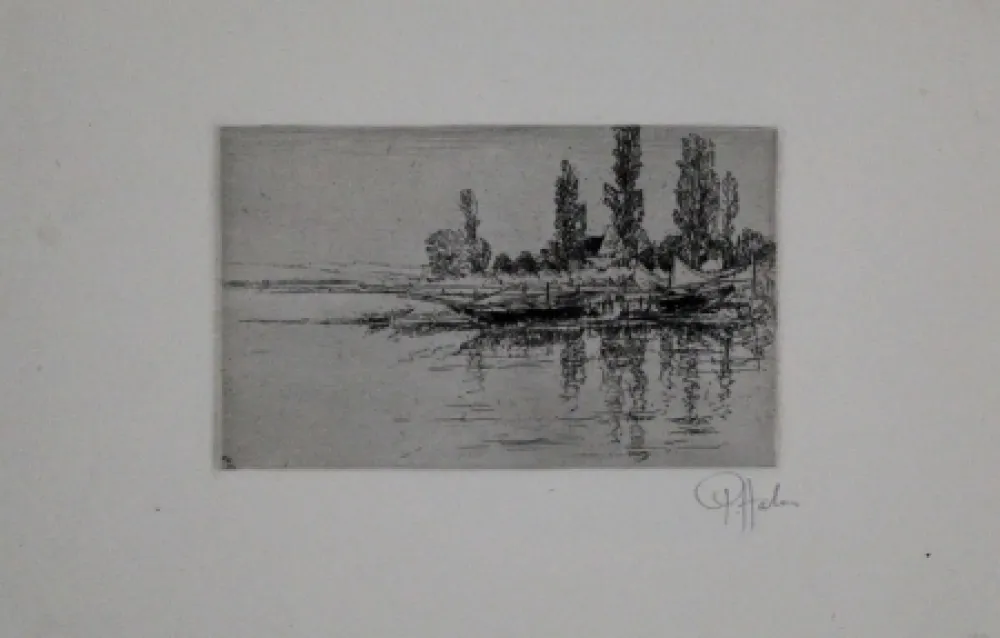 Incisione Halm - Anleger