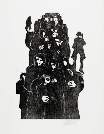 Incisione Su Legno Hammerstiel - Täglich ist Allerseelen (Every Day is All Souls' Day)