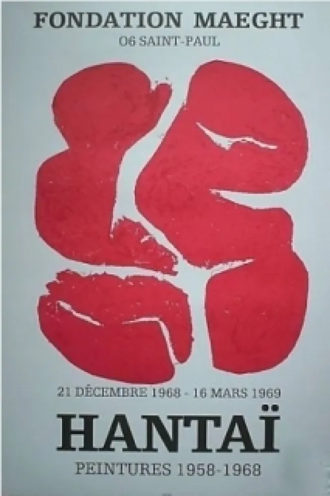 Litografia Hantai - Exposition saint pol de vence