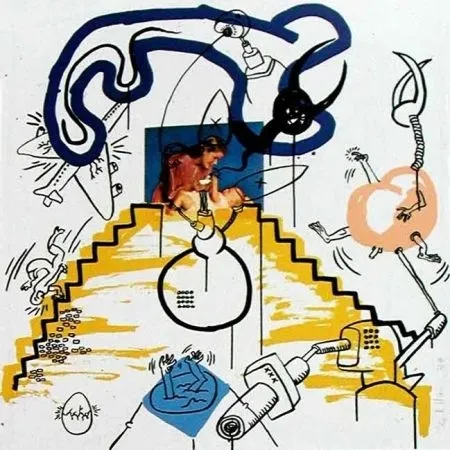 Serigrafia Haring - Apocalypse