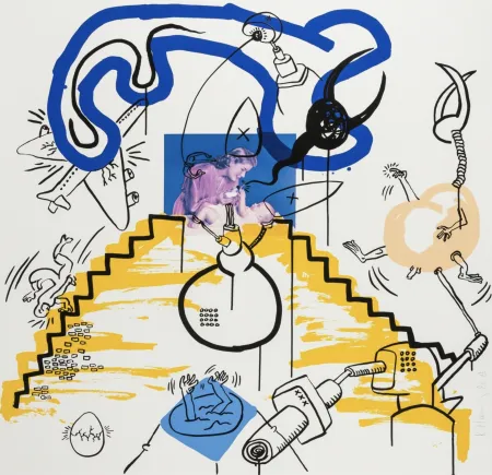 Serigrafia Haring - Apocalypse 3