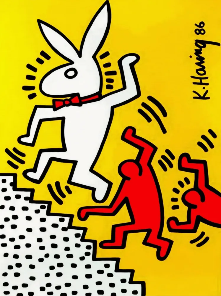 Non Tecnico Haring - Bunny on the Run