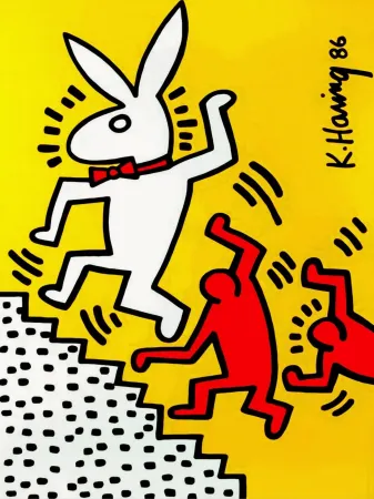 Non Tecnico Haring - Bunny on the Run