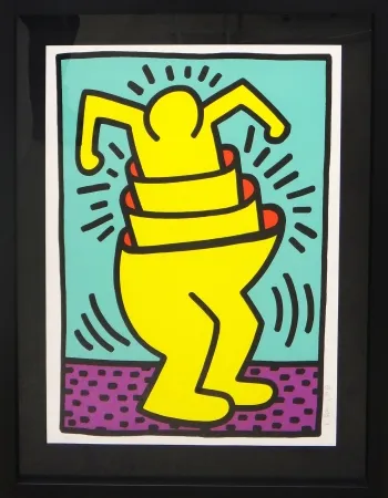 Serigrafia Haring - Cup Man