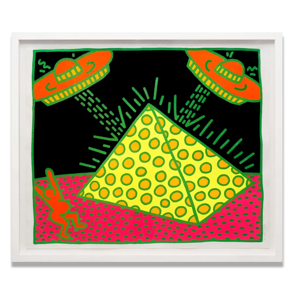 Serigrafia Haring - Fertility 2, 1983
