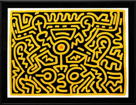 Serigrafia Haring - Growing 4