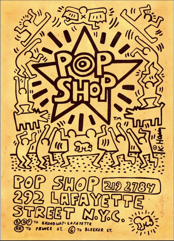 Non Tecnico Haring - Original Illustration for Pop Shop Poster III
