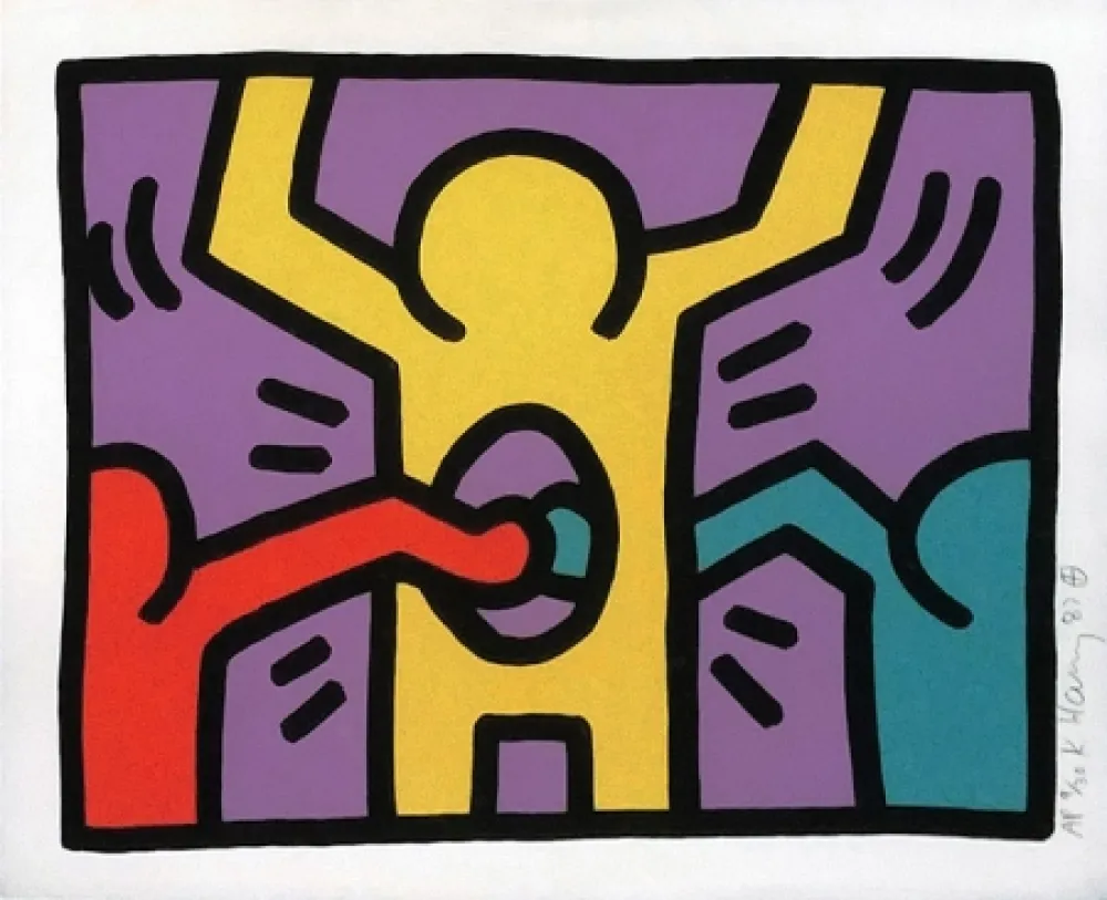 Serigrafia Haring - POP SHOP I (1)