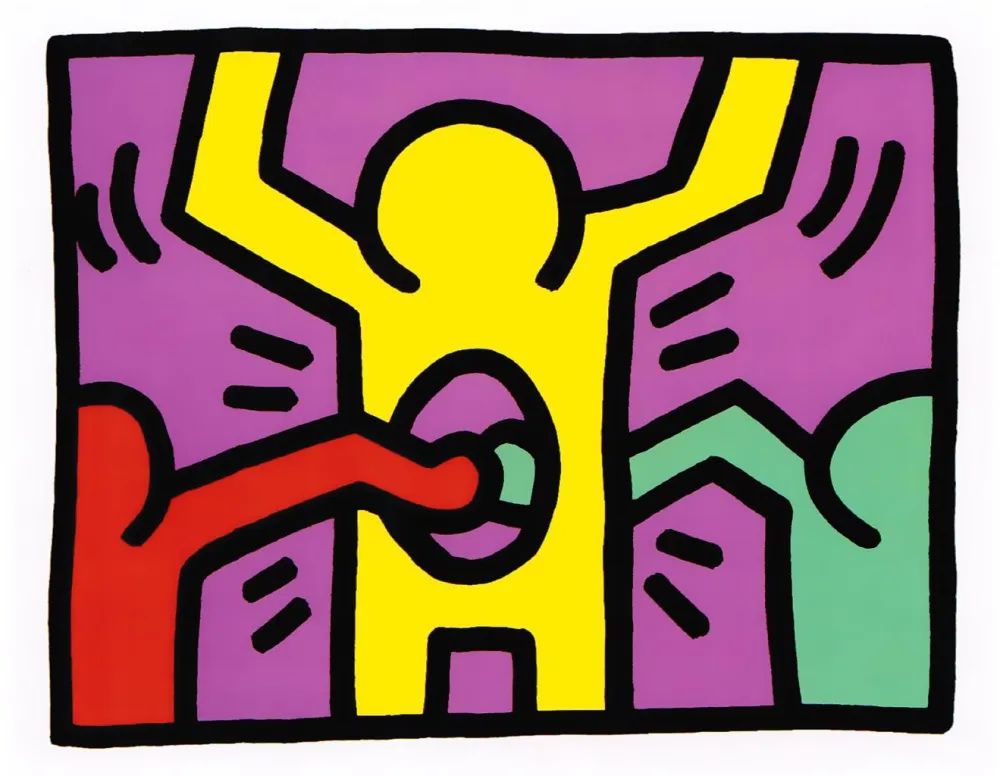 Serigrafia Haring - Pop Shop I (C)