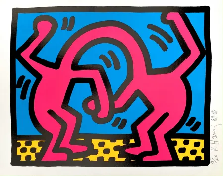 Serigrafia Haring - Pop Shop II, D