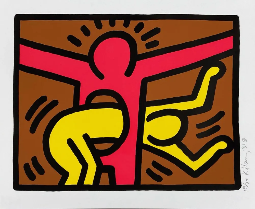 Serigrafia Haring - Pop Shop IV (C)