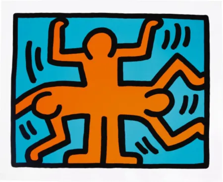 Serigrafia Haring - Pop Shop VI