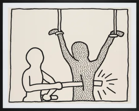 Serigrafia Haring - The Blueprint drawings