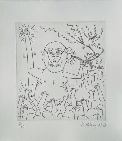 Incisione Haring - The Valley (2)