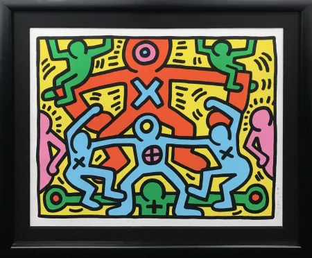 Serigrafia Haring - UNTITLED