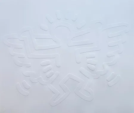 Non Tecnico Haring - White Icons (C) - Winged Angel