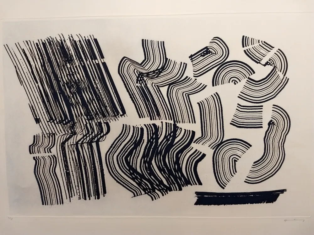 Acquaforte Hartung - Aguafuertes