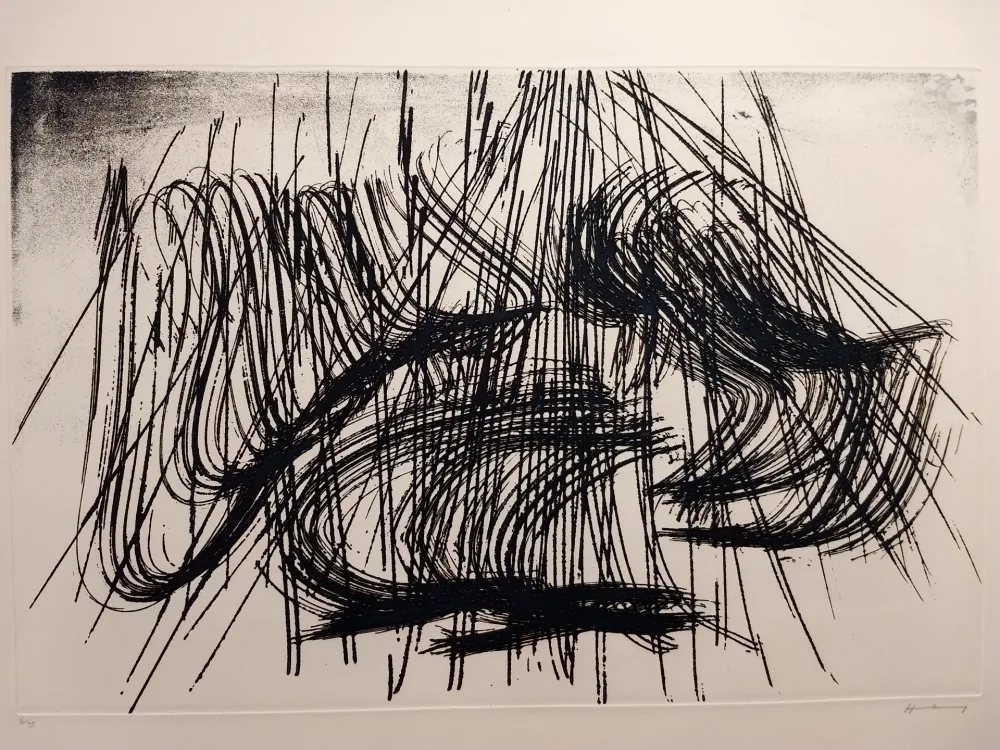 Acquaforte Hartung - Aguafuertes