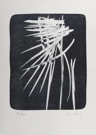 Litografia Hartung - Composition, 1987 - Hand-signed