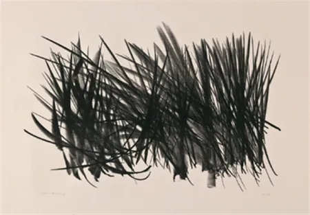 Litografia Hartung - Composition