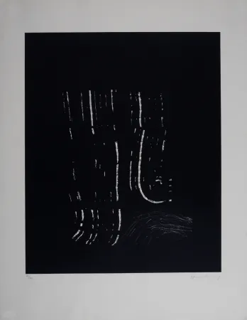 Litografia Hartung - Composition L 1977-2, 1977 - Hand-signed