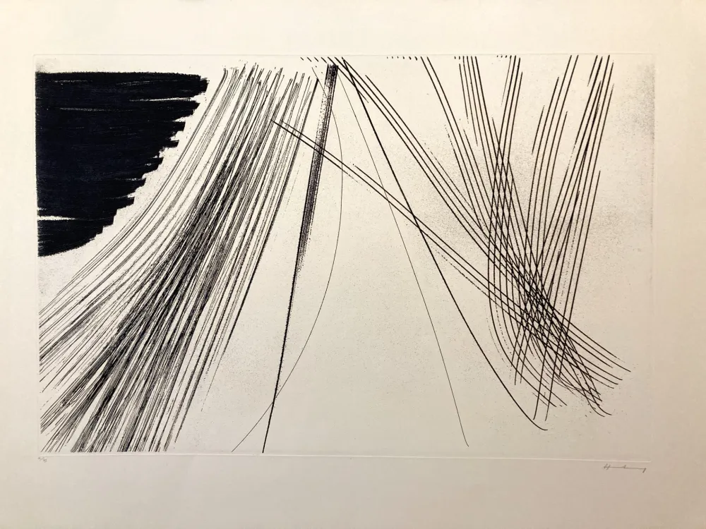 Acquaforte Hartung - Eau-forte signé et numérotée 