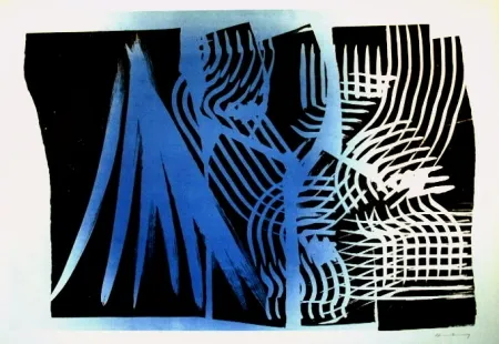 Litografia Hartung - Farandole 11