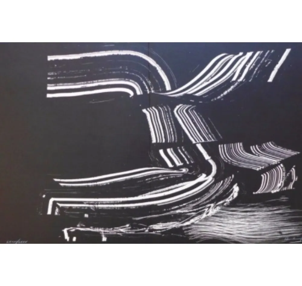 Litografia Hartung - Farandole D