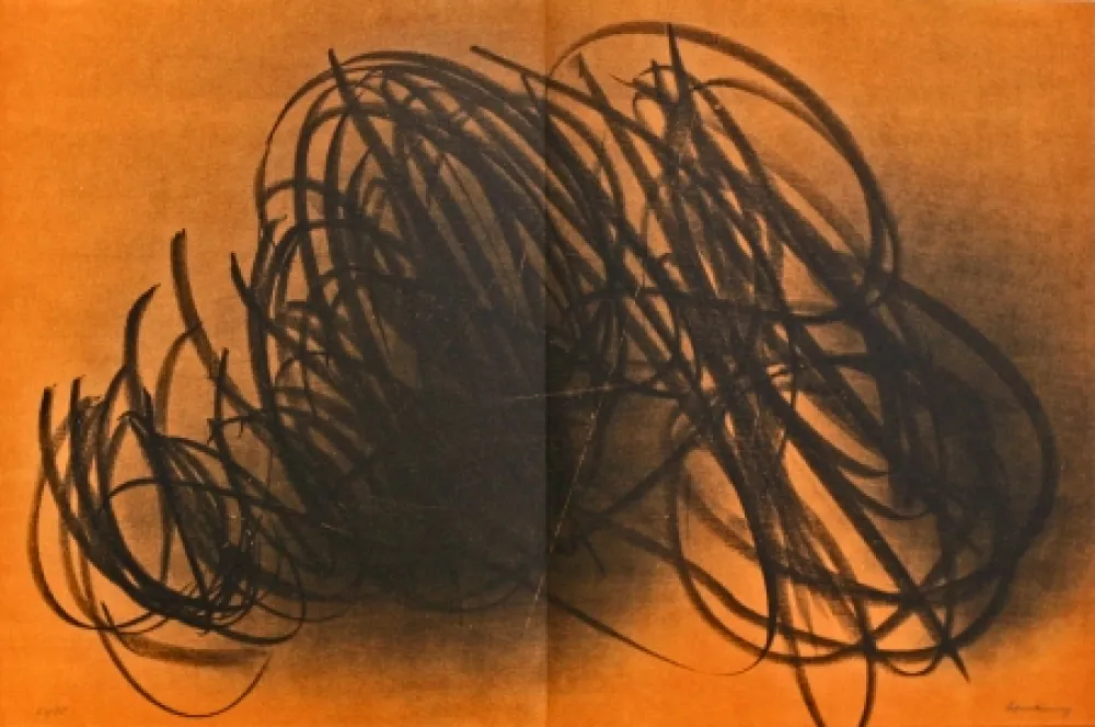 Litografia Hartung - Farandole IX