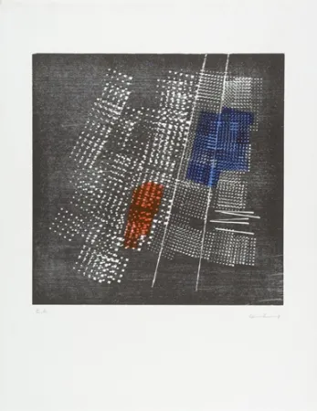 Incisione Su Legno Hartung - H-10