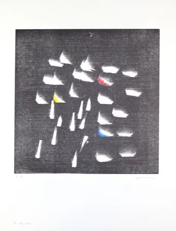 Incisione Su Legno Hartung - H-19