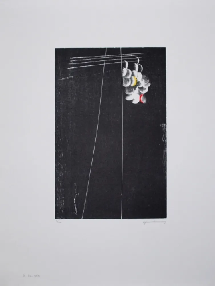 Incisione Su Legno Hartung - H-20