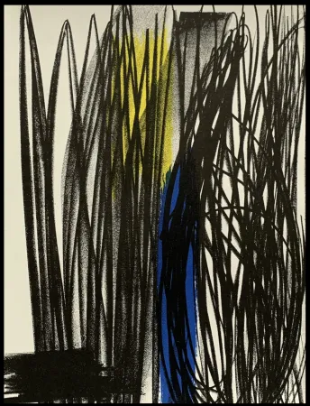 Litografia Hartung - Influence