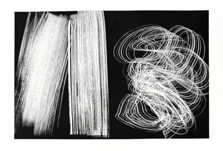 Litografia Hartung - L 1970-5 / Frandole, suite A, pl. V