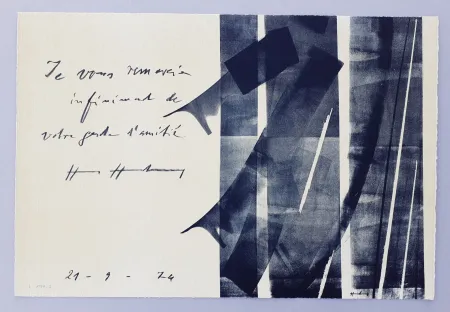 Litografia Hartung - L-1974-2