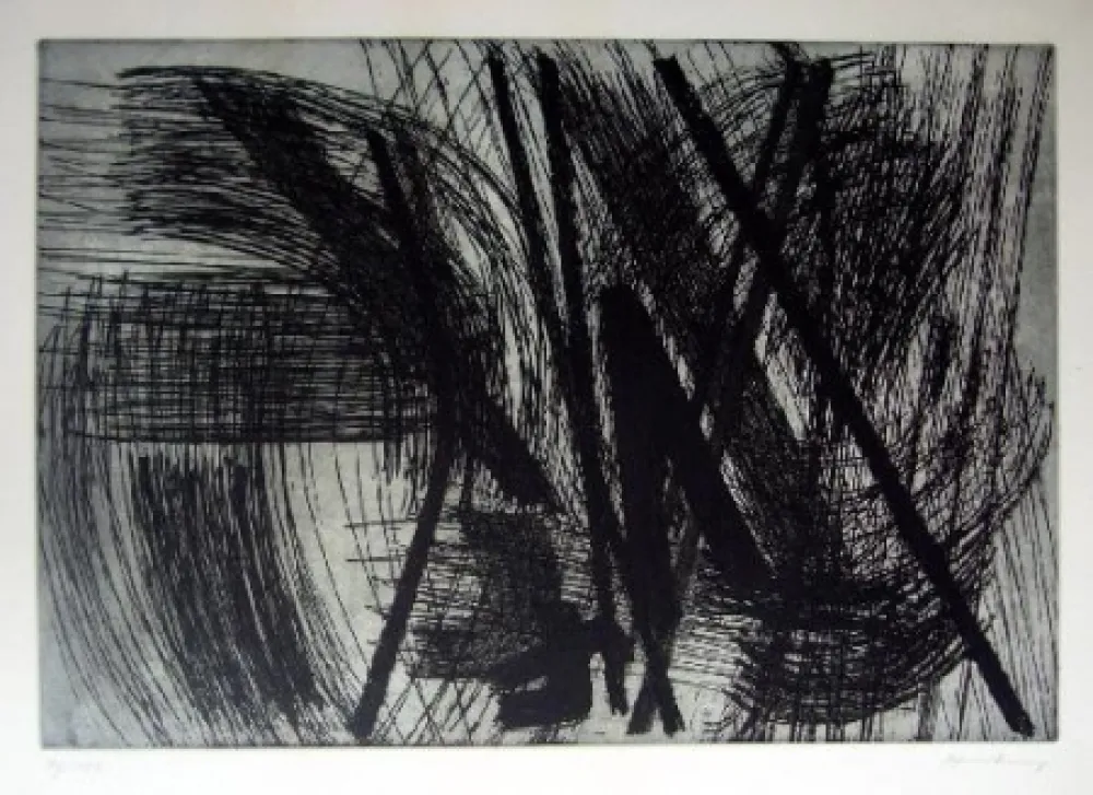 Incisione Hartung - Sans titre