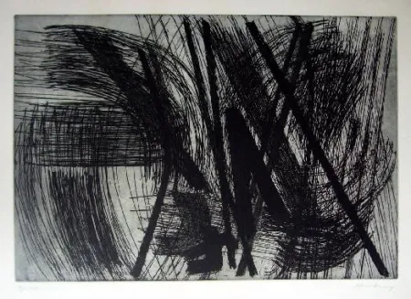 Incisione Hartung - Sans titre