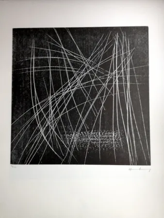 Incisione Su Legno Hartung - S/T